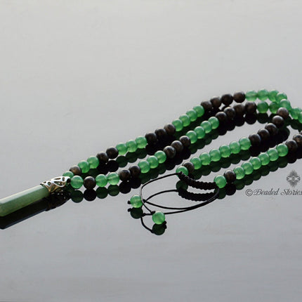 Shambhala necklace for men Green Aventurine necklace Good luck necklace Lucky gift Long necklace Healing jewelry Fathers Day gift idea
